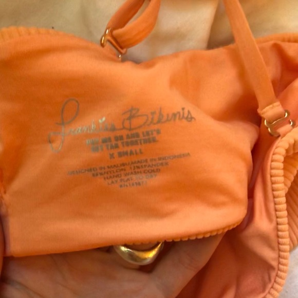 Frankies Bikinis Scarlett set in sunrise - Picture 4 of 6